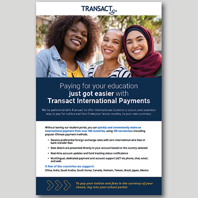 International Payments Buckslip